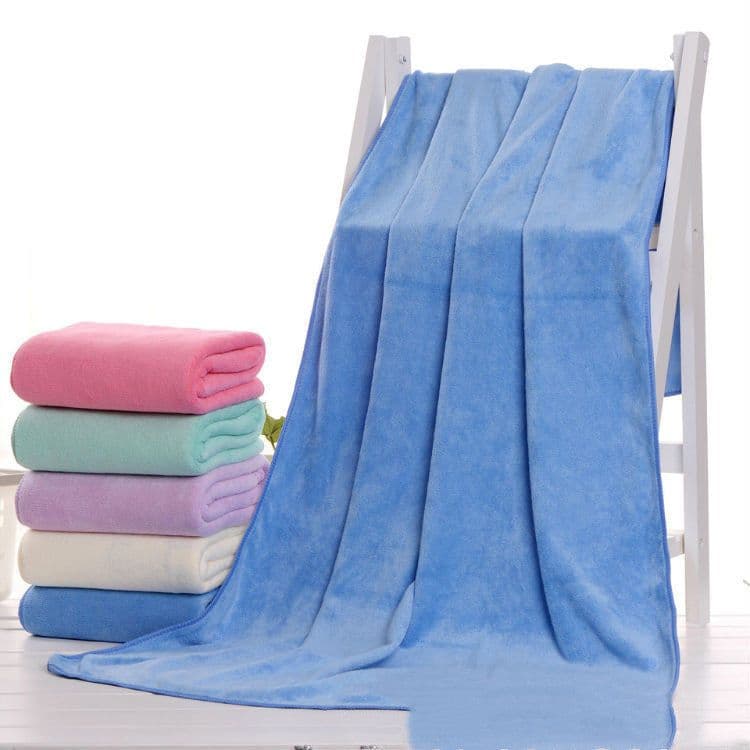 image-Source Factory Microfiber Bath Towel Beach Towel Beauty Salon Bed Fire Therapy 70 140 Absorbent Foreign Trade Bath Towel