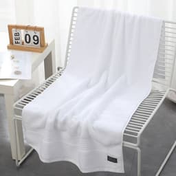 image-Pure Cotton 500g Bath Towel Thickened Soft Absorbent Hotel Beauty Salon Gift Large Towel Manufacturer Wholesale Custom Logo