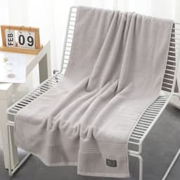 image-Pure Cotton 500g Bath Towel Thickened Soft Absorbent Hotel Beauty Salon Gift Large Towel Manufacturer Wholesale Custom Logo