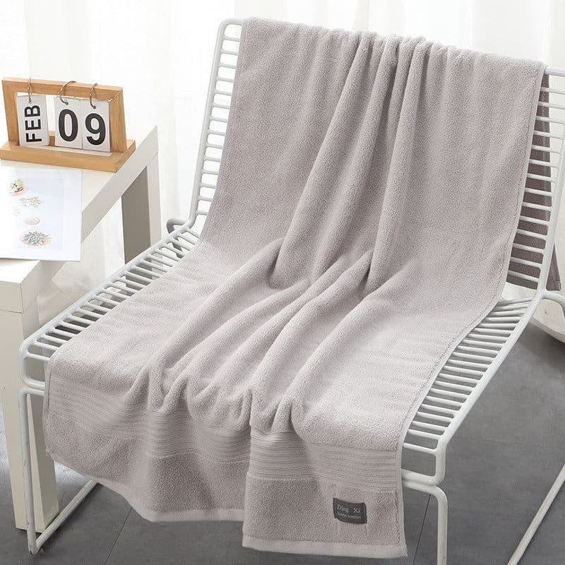 image-Pure Cotton 500g Bath Towel Thickened Soft Absorbent Hotel Beauty Salon Gift Large Towel Manufacturer Wholesale Custom Logo