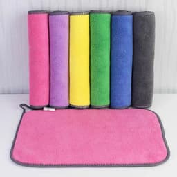 image-Thickened Absorbent Rags Will Not Shed Hair To Clean The Glass