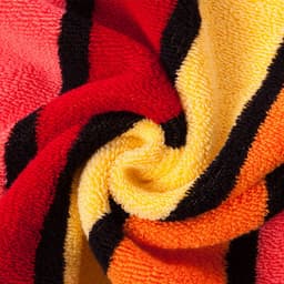 image-Thickened Color Striped Face Towel Absorbent Soft Cotton Couple Models