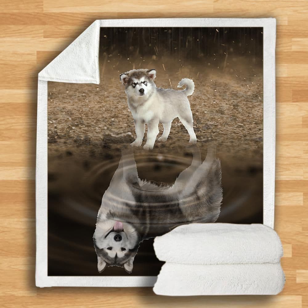 image-3d Double-sided Flannel Blanket Siesta Air Conditioning Blanket