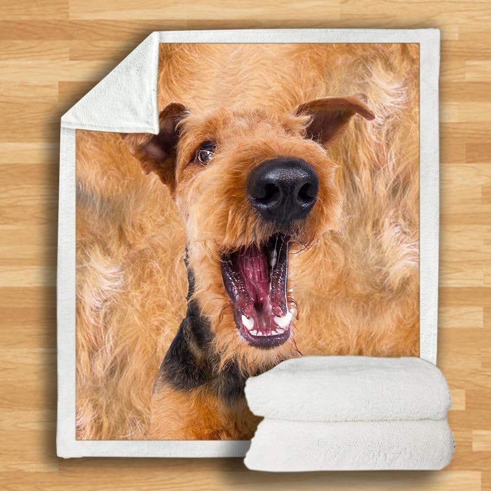 image-3d Double-sided Flannel Blanket Siesta Air Conditioning Blanket