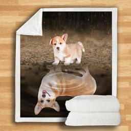 image-3d Double-sided Flannel Blanket Siesta Blanket Air Conditioning Blanket