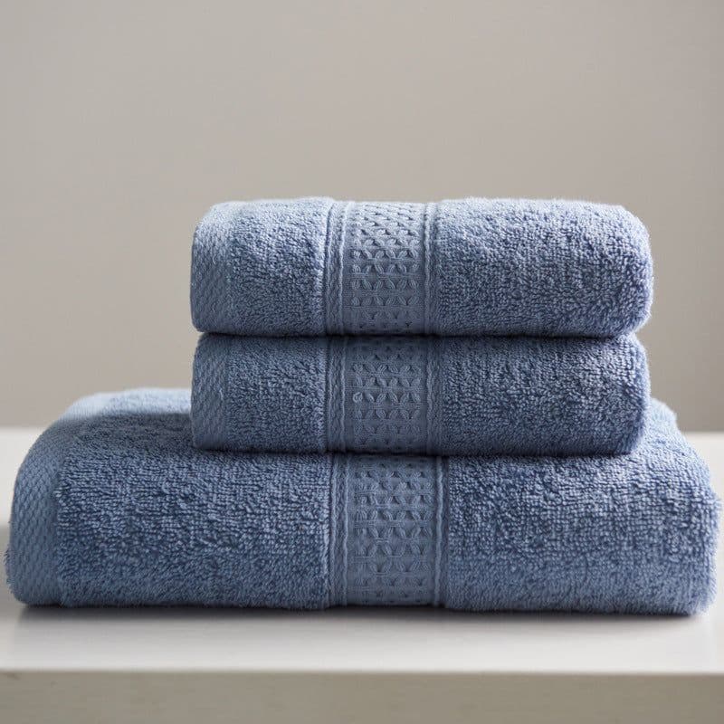image-Minimalist Style Square Towel Towel Bath Towel Set Towel Pure Cotton