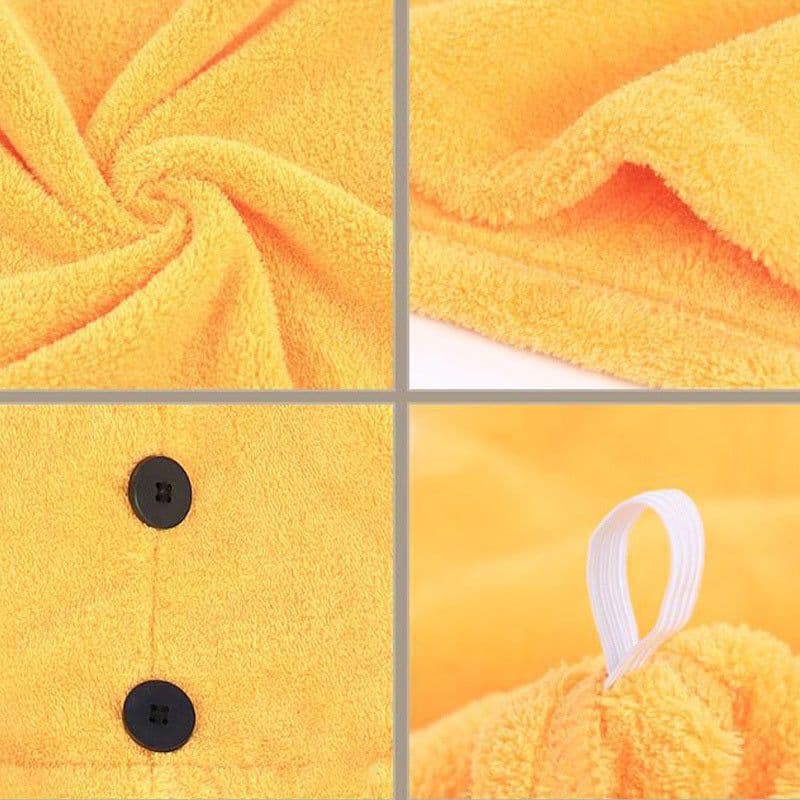 image-Hair Strong Water Absorption Does Not Hurt Hair Shampoo Bag Headscarf