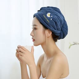image-Hair Strong Water Absorption Does Not Hurt Hair Shampoo Bag Headscarf