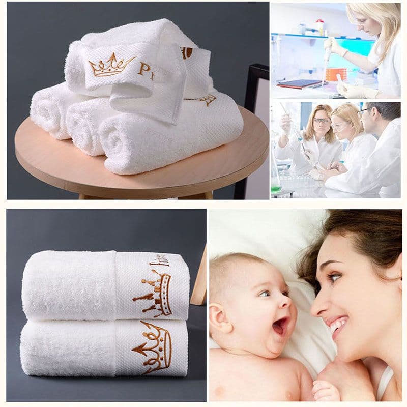image-Thick Large Cotton BathWhite Hotel Men And Women Adult Towel