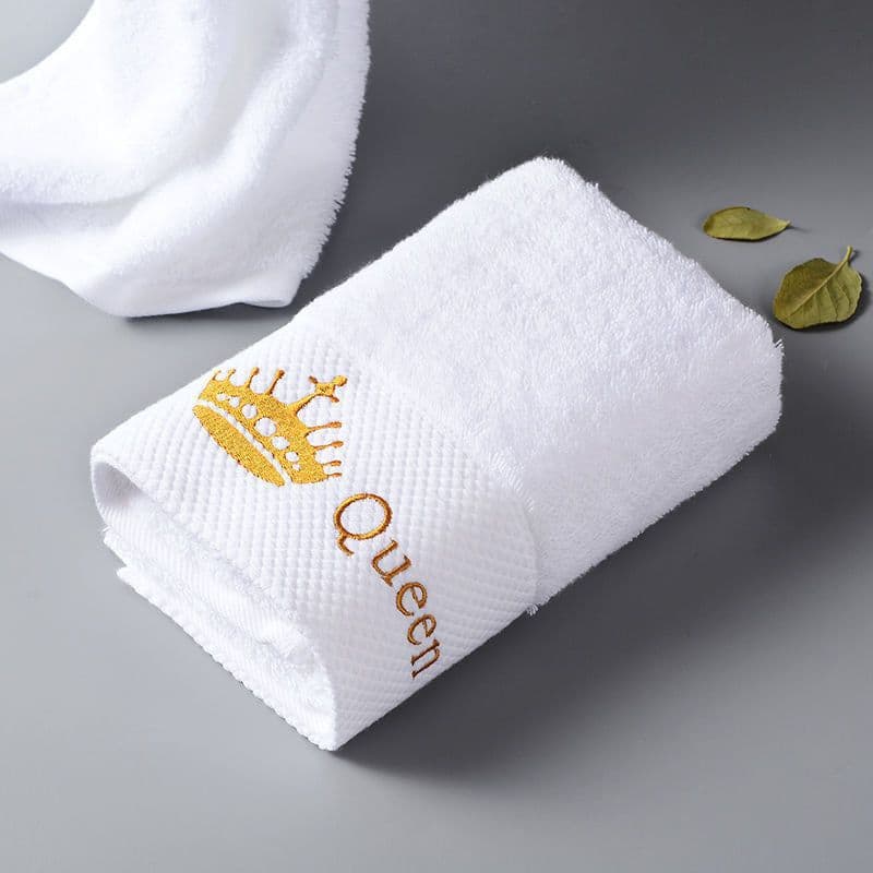 image-Thick Large Cotton BathWhite Hotel Men And Women Adult Towel