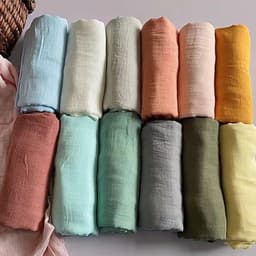 image-Pure Color Bamboo Cotton Wrap Towels For Newborn Babies