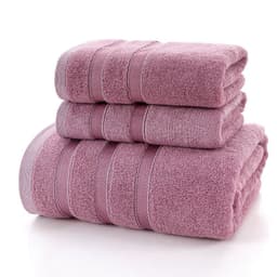 image-Fiber And Ink Bamboo Bath Towel For Adult Household Water Absorption