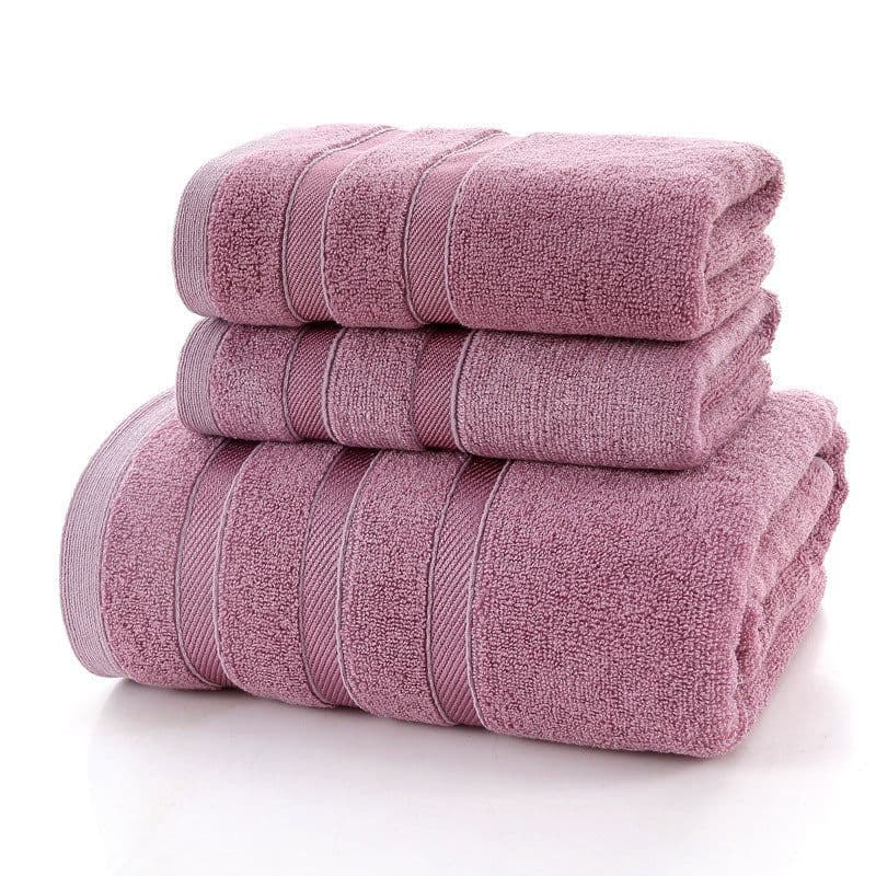 image-Fiber And Ink Bamboo Bath Towel For Adult Household Water Absorption