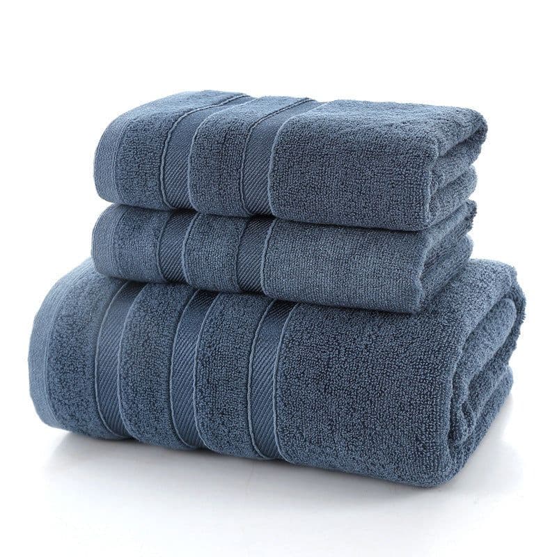 image-Fiber And Ink Bamboo Bath Towel For Adult Household Water Absorption