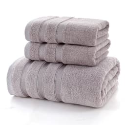 image-Fiber And Ink Bamboo Bath Towel For Adult Household Water Absorption
