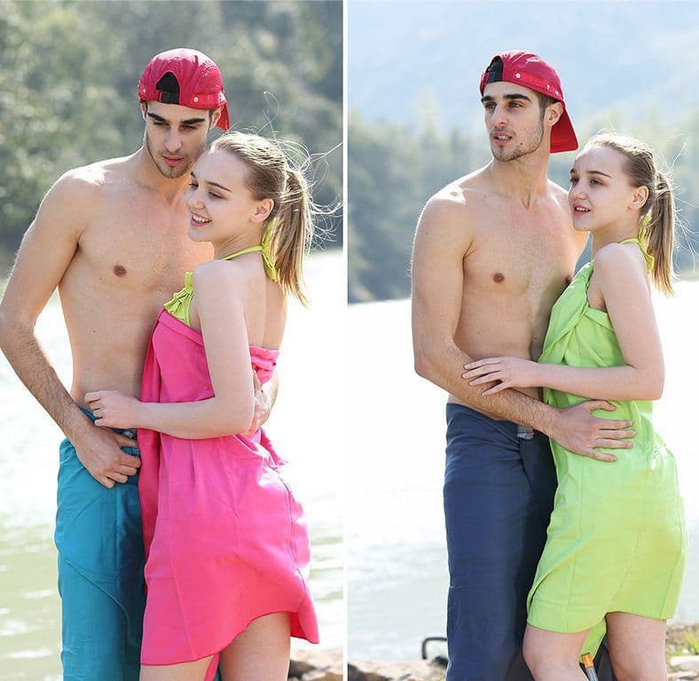 image-Summer Double-sided Fleece Sports Quick-drying Cold Towel