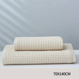 image-Pure Cotton Japanese-style Absorbent Household Honeycomb Pattern Towel