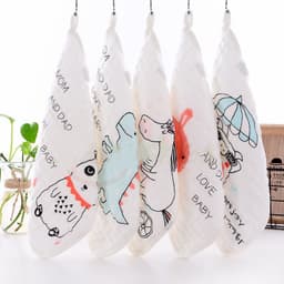 image-Infants And Children Six-layer Cotton Gauze Towel
