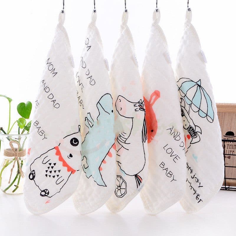 image-Infants And Children Six-layer Cotton Gauze Towel