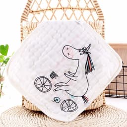 image-Infants And Children Six-layer Cotton Gauze Towel