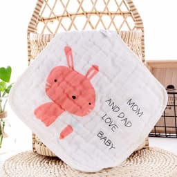 image-Infants And Children Six-layer Cotton Gauze Towel