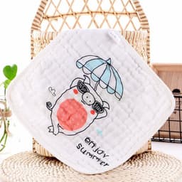 image-Infants And Children Six-layer Cotton Gauze Towel