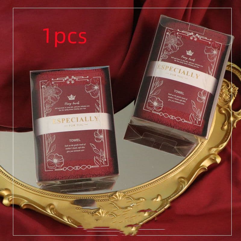 image-Fashion Personalized Towel With Hand Gift Box
