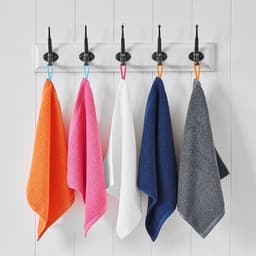 image-Children's Towel Pure Cotton White Solid Color
