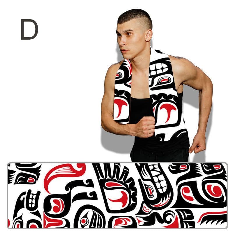 image-Sweat Absorbing Running Exercise Fitness Towel
