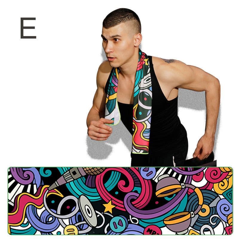 image-Sweat Absorbing Running Exercise Fitness Towel