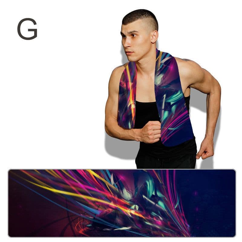 image-Sweat Absorbing Running Exercise Fitness Towel
