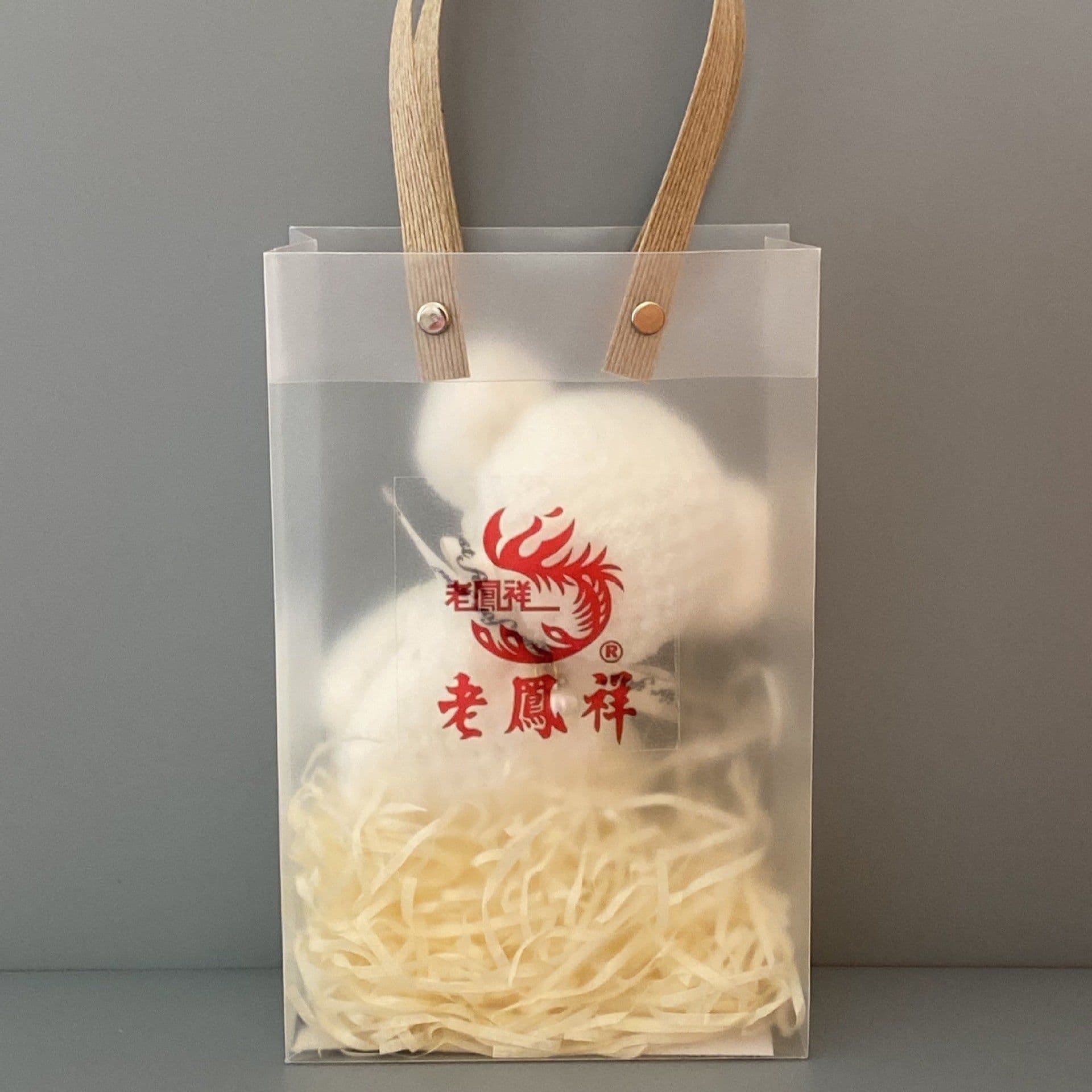 image-Bear Coral Velvet Towel Gift Handbag