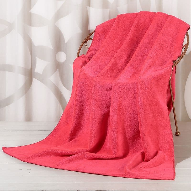 image-Large Cotton Absorbent Quick Drying Lint Resistant Towel