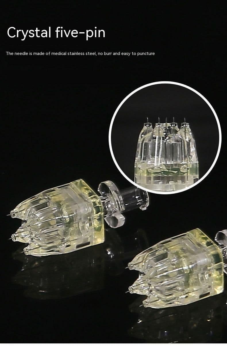 image-Hand-punched Crystal Five-needle Manual Mesotherapy