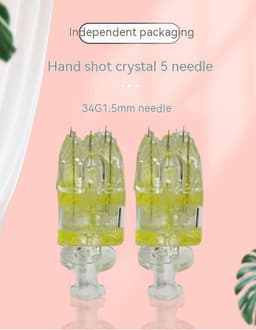 image-Hand-punched Crystal Five-needle Manual Mesotherapy