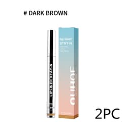 image-Lip Liner Pen Dark Brown Waterproof Long Lasting Plump Soft Lip Gloss Makeup Cosmetics