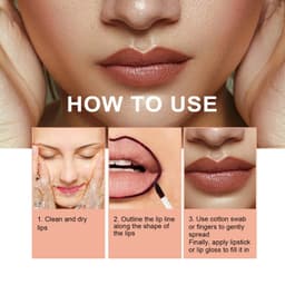image-Lip Liner Pen Dark Brown Waterproof Long Lasting Plump Soft Lip Gloss Makeup Cosmetics
