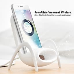 image-Fast Wireless Charger Kawaii Phone Holder Desk Cute Stand Amplified Multiple Safe Stand