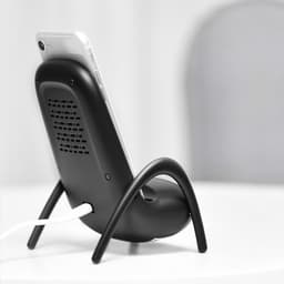 image-Fast Wireless Charger Kawaii Phone Holder Desk Cute Stand Amplified Multiple Safe Stand