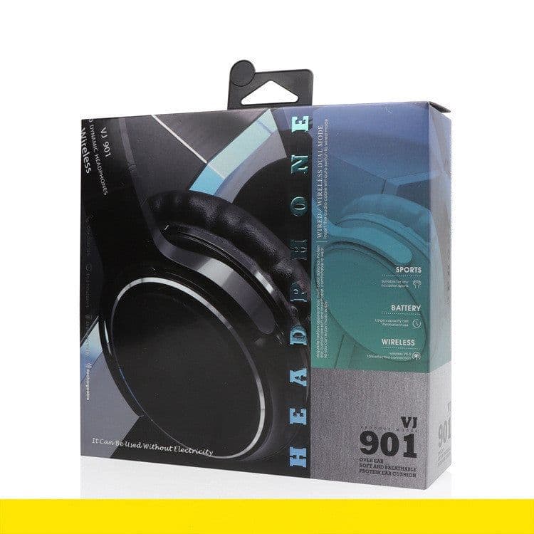 image-New VJ901 Bluetooth 5.0 Wireless Headphones HIFI Headset Sport