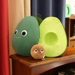 image-Cute Fruit Avocado Plush Toy Stuffed Doll Baby Kids Children Girls Boys Creativey Birthday Gift Sofa Cushion Home Room Decor