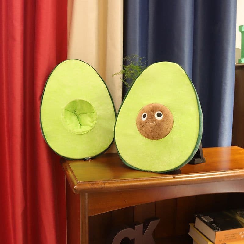 image-Cute Fruit Avocado Plush Toy Stuffed Doll Baby Kids Children Girls Boys Creativey Birthday Gift Sofa Cushion Home Room Decor