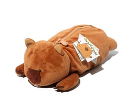 image-Cute Cartoon Animal Wombat Family Plush Pencil Case