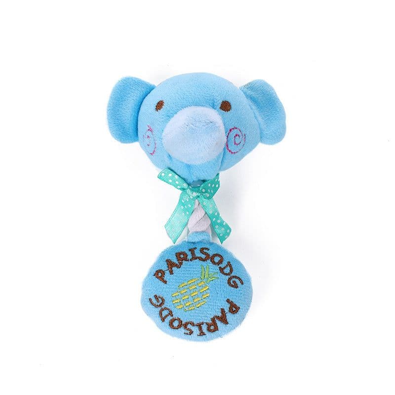 image-Pet Cartoon Plush Toy Cat Dog Teeth Grinding Sound Bite Resistant