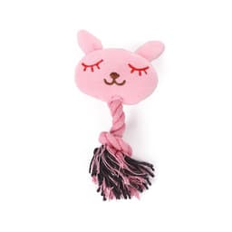image-Pet Cartoon Plush Toy Cat Dog Teeth Grinding Sound Bite Resistant
