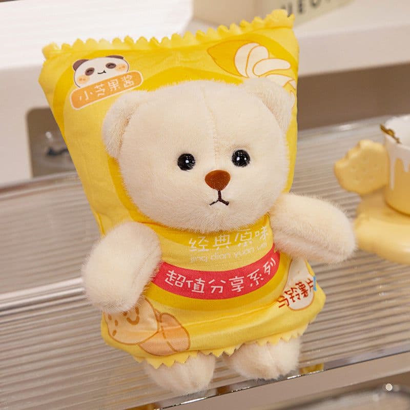 image-Cute Hand Warmers Plush Doll Crossbody Bag