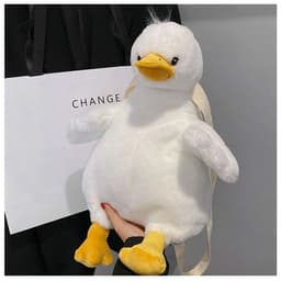 image-Plush Little Duck Rabbit Women's Cute Small Backpack