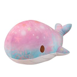 image-Cute Cartoon Chubby Doodle Soft And Adorable Dream Starry Sky Colorful Whale Plush Doll Pillow
