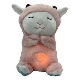 image-Cross-border New Breathing Lamb Baby Sleeping Soothing Sleep Music Plush Toy
