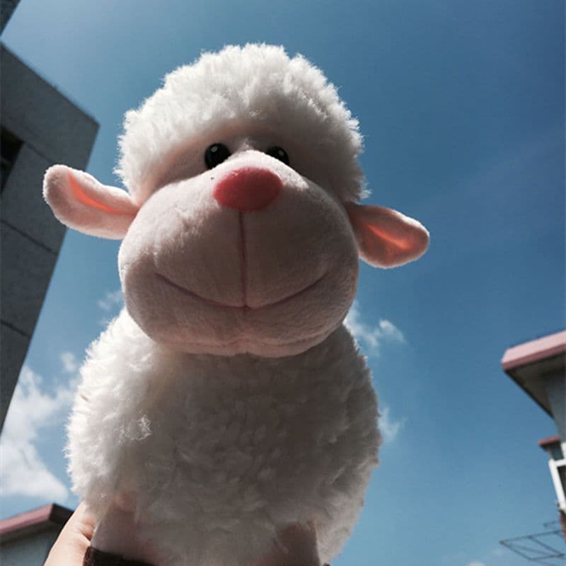 image-Cute Soothing Little Cartoon Sheep Doll